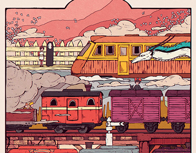 Trains of Ghibli