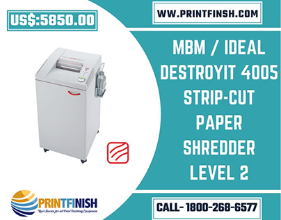 MBM / Ideal Destroyit 4005 Strip-Cut Paper Shredder