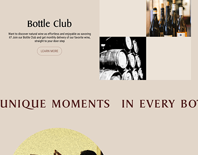 Vino Verse Wine Store Web Landing Page Design