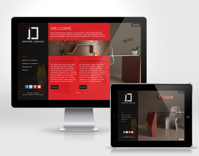Inspire Design - Website Design - 2012