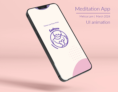 Embrace | Meditation App | UI Animation