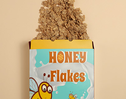 honey flakes interactive packaging