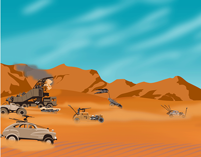 Drive - Mad Max-inspired illustration