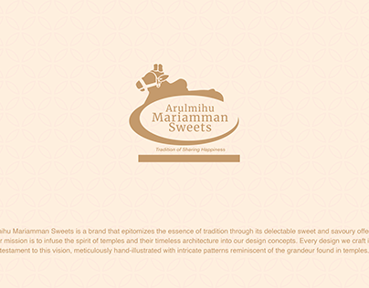Arulmihu Mariamman Sweets Package Design