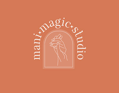 Mani Magic Studio logo design