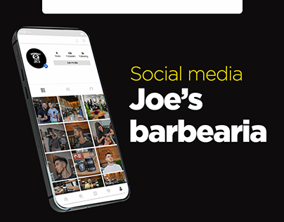 Social media - Joe's barbearia