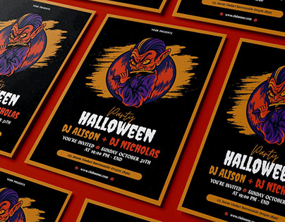 Halloween Party Flyer