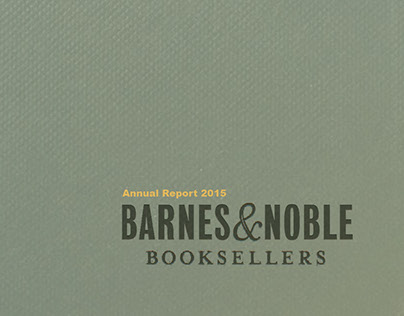 Barnes & Noble Annual Report Redesign