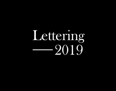 Lettering 2019