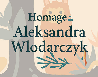 Lazing Llama: Aleksandra Wlodarczyk Homage