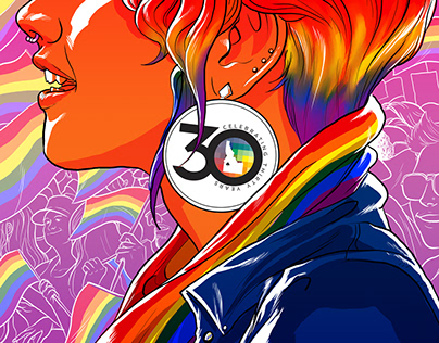 Boise Pridefest 2019 - Cover Illustration