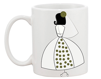 Bridal gown mug!