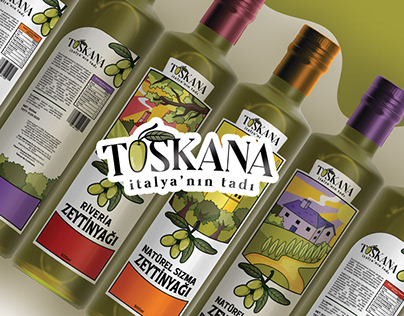 Toskana | Olive Oil Product Branding, Packaging, Logo