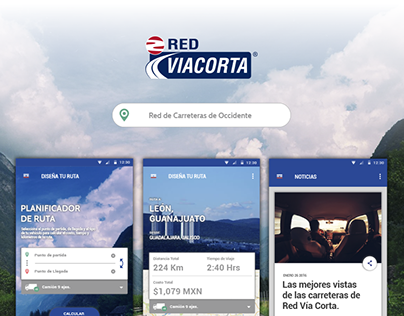 App Red Via Corta - Diseño UI & UX