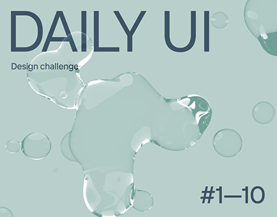 Daily UI #1—10