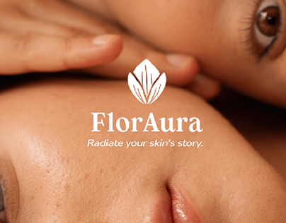 Brand Identity Design for FlorAura Skincare