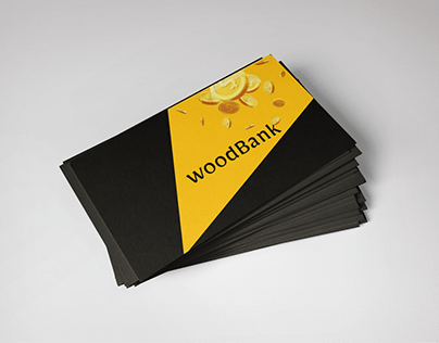BUSSINESS CARD "WoodBank" For loans and investment ..