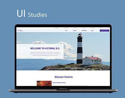 Victoria Tourism Website - UI Studies