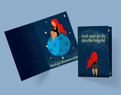 Female Empowerment Greeting Card Design