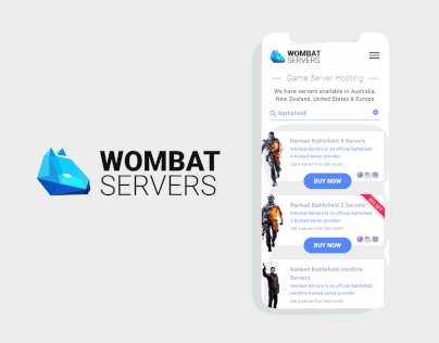 Wombat Servers Website & Rebrand