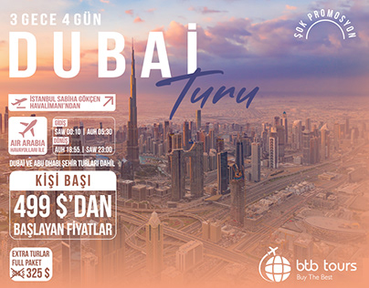 Dubai Tour Campaign Poster Design