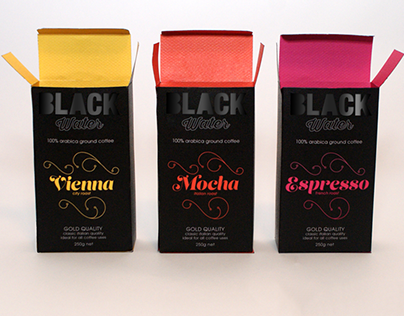 Black Water Coffee Packaging