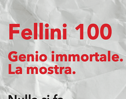 Fellini 100, genio immortale, la mostra.