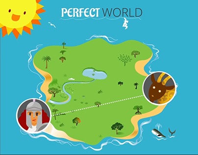 Perfect World Presentation Graphics Example
