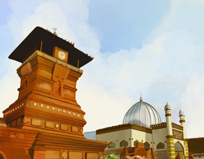 Indonesian Mosque Masjid Menara Kudus
