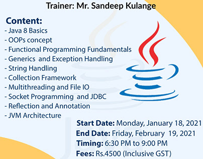 Core Java Programming Courses in Pune
