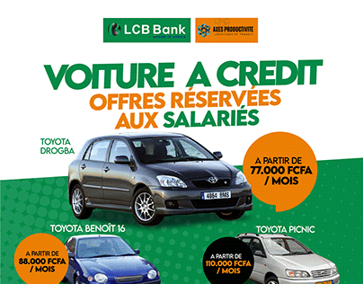 LCB BANK - OFFRE VOITURE