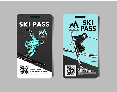 traverse ski resort brand identity