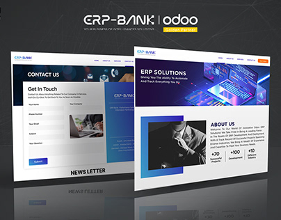 ERP-BANK Website UI/UX Design