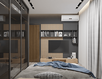 small bedroom with economical design