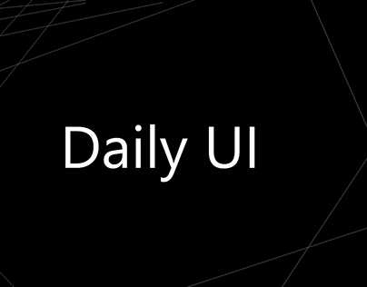 my daily UI challenges