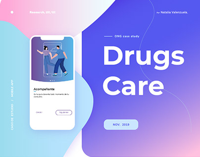 ONG Drugs care app - UX/UI project
