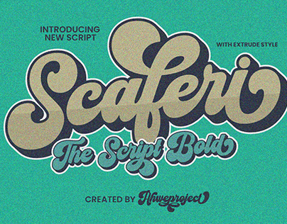 Scaferi - Retro Script Bold