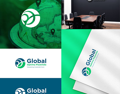Global Optima Plastindo Logo Identity