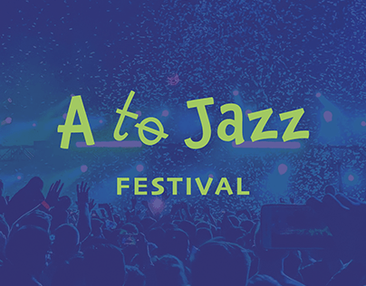 A to Jazz Music Festival - redesign