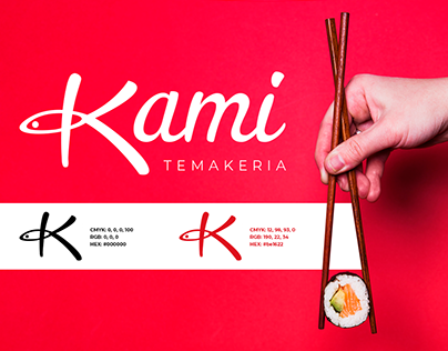 Identidade Visual Kami Temakeria | Projeto Acadêmico