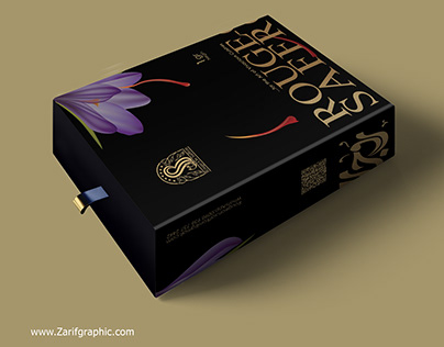Luxury design of saffron export packaging