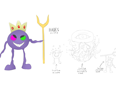 Hades Character Design (rendered)