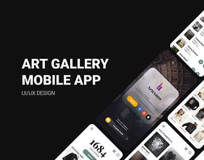 Art Gallery App UI