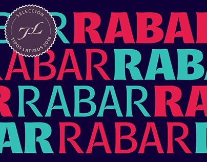 Rabar | Typeface