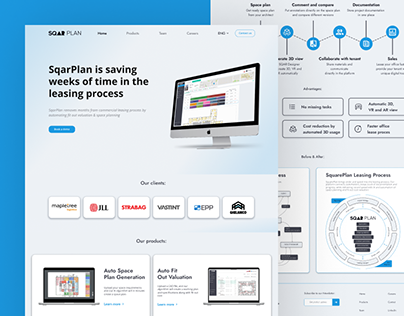 Project thumbnail - SaaS Landing website redesign
