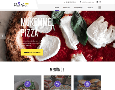Pizzacı Dükkanı Web Site Örneği - Kamil Akyazıcı