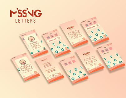 Missing Letter - UI design