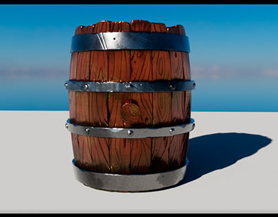 3D Modelling (Barrel + Chest Box)