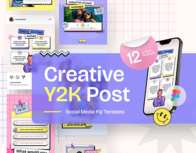 Creative Y2K - Social Media Templates