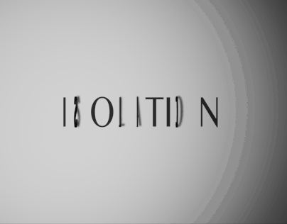 Isolation - A Jazz inspired typography in motion